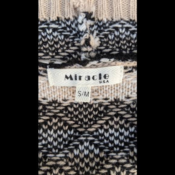 Miracle Open Cardigan Boho Sweater Small/Medium - Picture 6 of 6